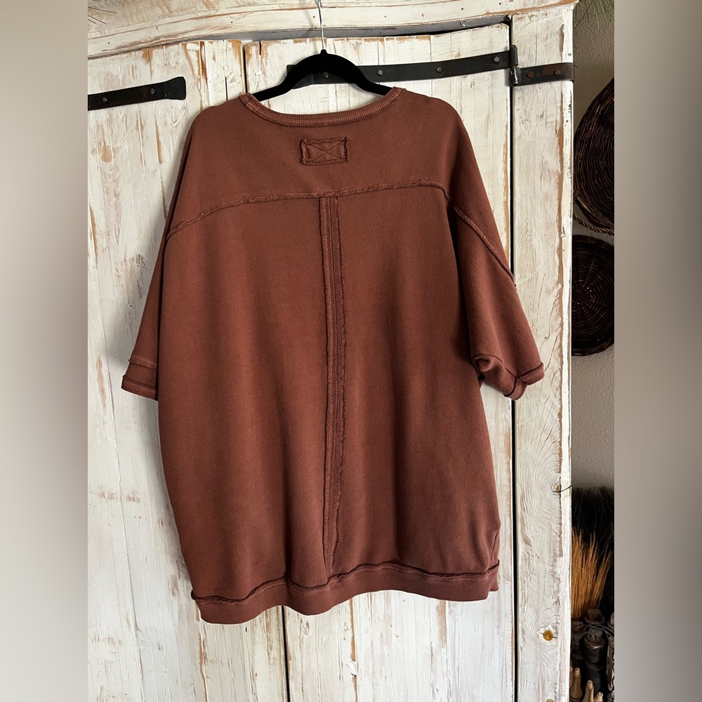 NWOT Free People We the Free Mari Muscle pullover - Picture 8 of 9